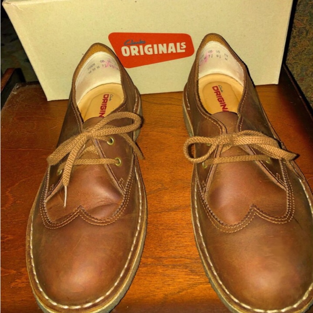 Clark’s Originals Oiled Leather Oxfords